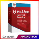 McAfee Internet Security 10 Device 1 Year License Key