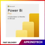 Microsoft Power BI Pro 100 User 1 Year Subscription License - 1 User