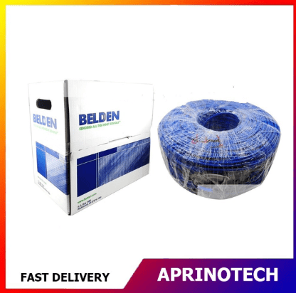 252 Kabel LAN BELDEN Cat 5E UTP 1583A 1 Roll 305 Meter - Blue - Image 1