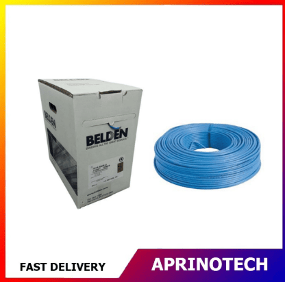 255 Kabel LAN BELDEN Cat 6 UTP 7814A 1 Roll 305 Meter - Blue - Image 1