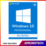 Windows 10 PRO  Professional License Key 20 PC