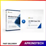 Windows Server 2025 Standard 16 Core POSA CARD BOX + RDS Remote Desktop Services