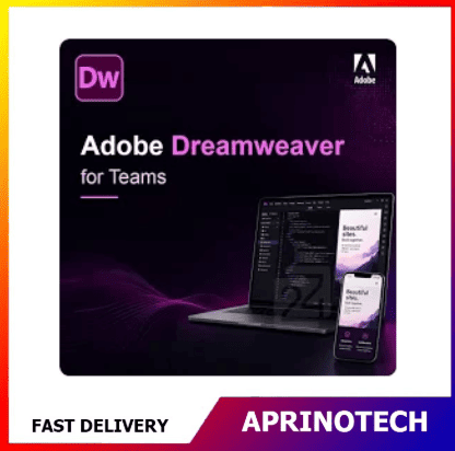 Adobe Dreamweaver for Teams 1 Year Subscription Adobe Dreamweaver for Teams 1 Year Subscription - Image 1