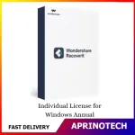 Wondershare Recoverit Individual License for Windows Annual